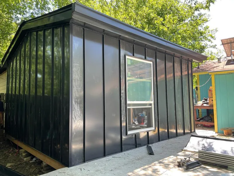 Black standing seam metal wall panels for Metal Roof Installation in Taneytown